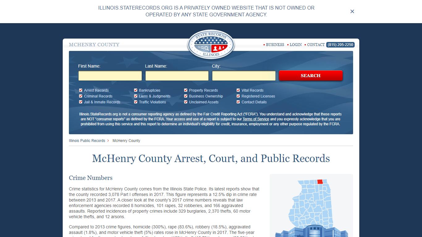 McHenry County Arrest, Court, and Public Records